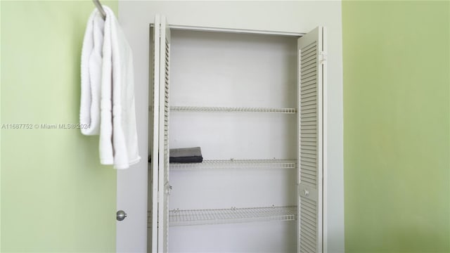 view of closet