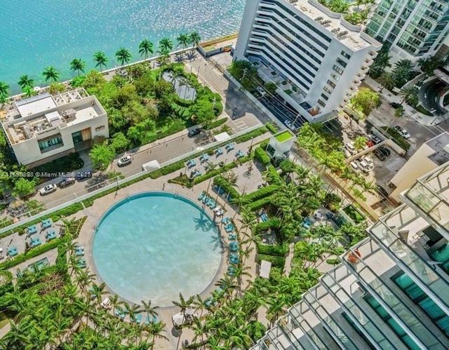 650 NE 32nd St Unit 602, Miami, FL 33137 - bird's eye view of a pool
