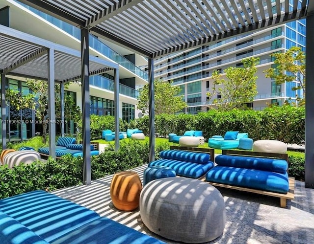 exterior space with a wealth of natural light