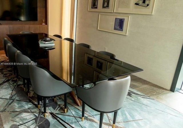650 NE 32nd St Unit 602, Miami, FL 33137 - dining area featuring wood finished floors