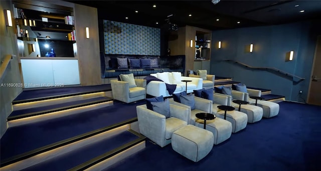 view of home theater room