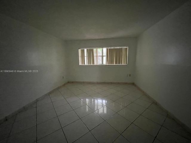 view of tiled empty room
