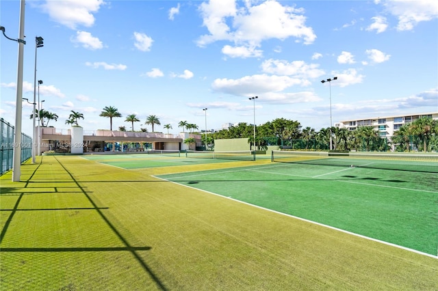 view of sport court