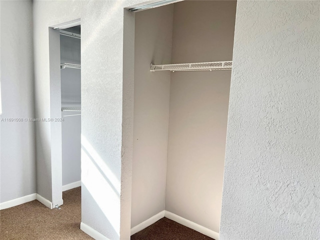 view of closet