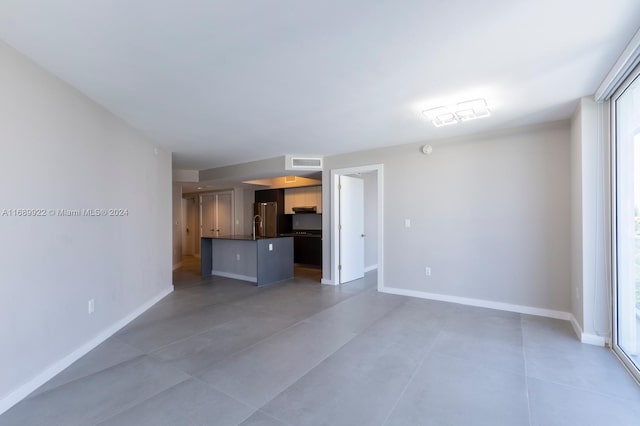 view of unfurnished living room