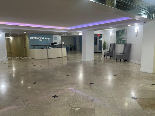 view of reception