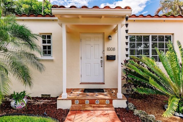 view of entrance to property