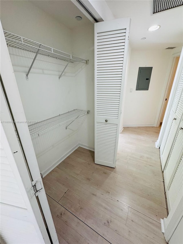 closet featuring electric panel