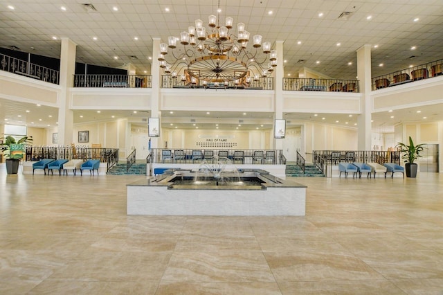 view of community lobby