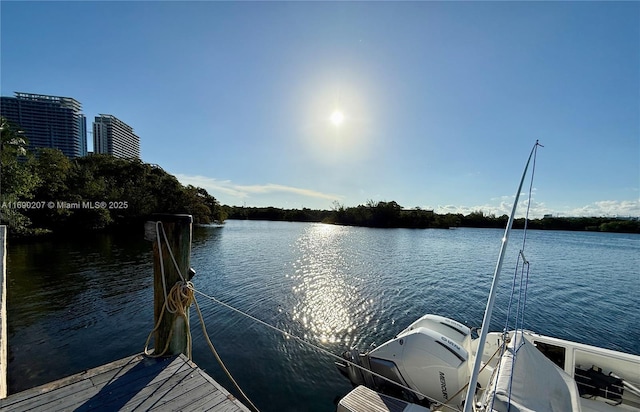 16546 NE 26th Ave Unit 3G, North Miami Beach, FL 33160 - dock area featuring a water view
