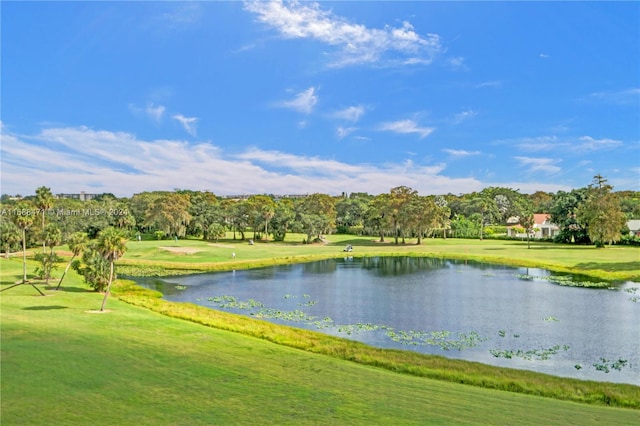 property view of water