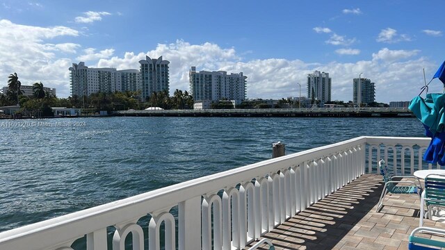 property view of water