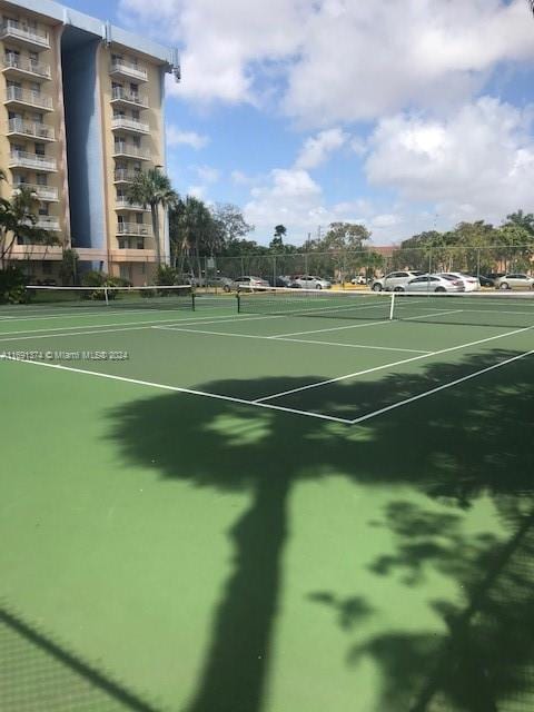 view of sport court