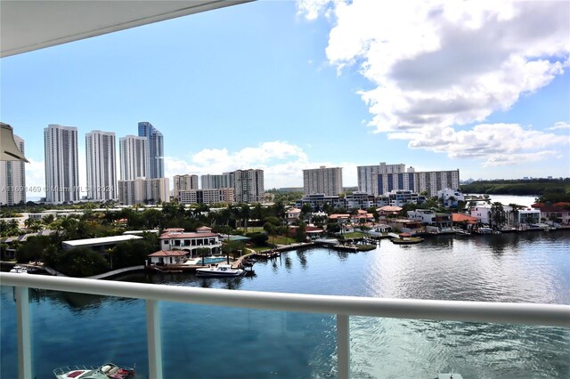 view of water feature