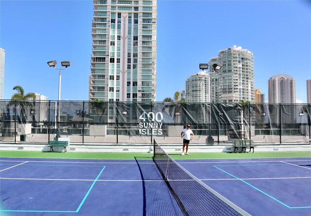 view of sport court with basketball court