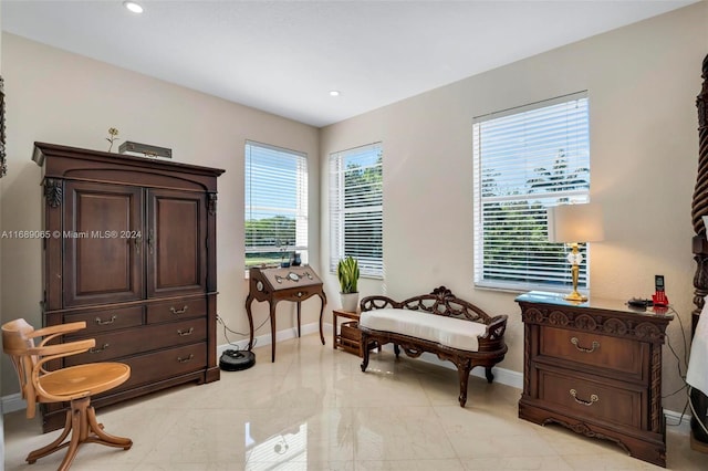 view of sitting room