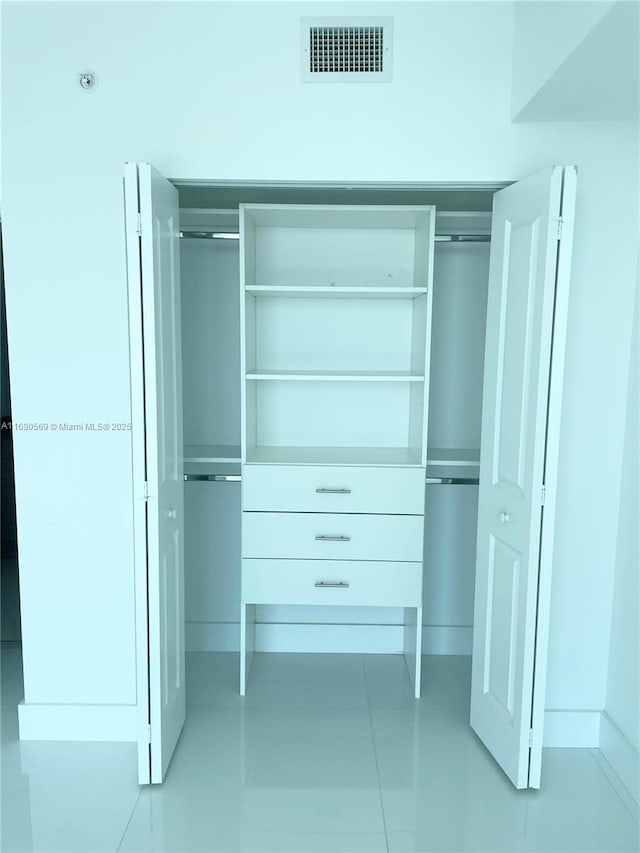 view of closet