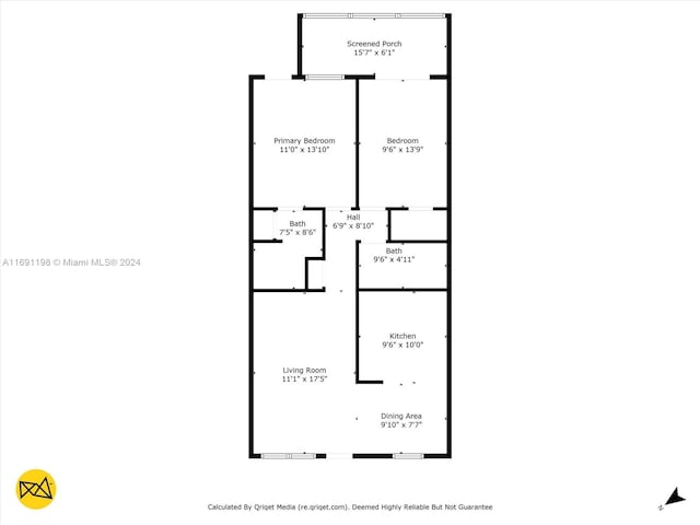1042 Lincoln C Unit 1042, Boca Raton, FL 33434 - room layout