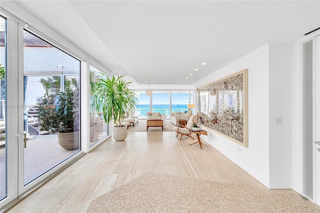 9111 Collins Ave Unit N-Ph6, Surfside, FL 33154 - sunroom / solarium with a water view