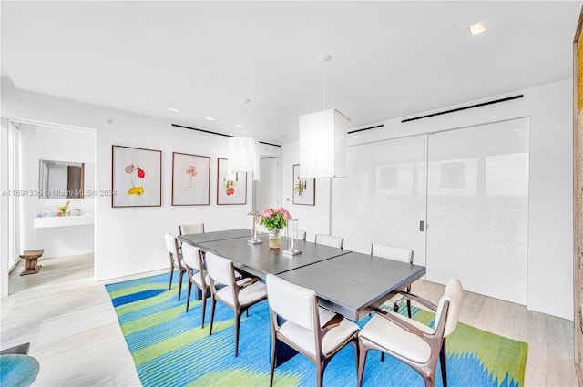 9111 Collins Ave Unit N-Ph6, Surfside, FL 33154 - dining area featuring light wood-type flooring