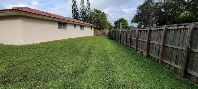 view of yard