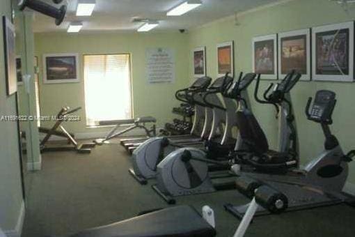 view of exercise room