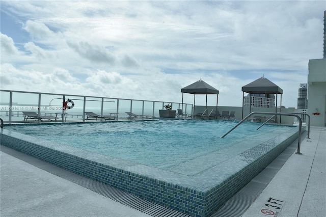 view of pool