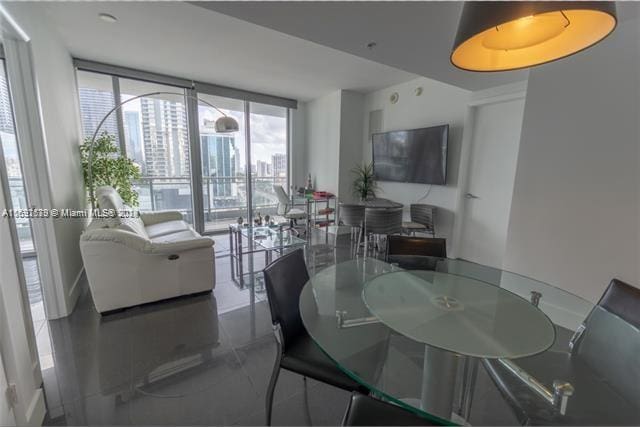 view of dining area