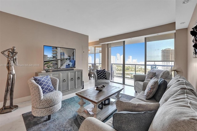 view of living room