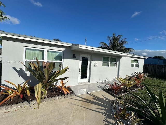 view of front of home