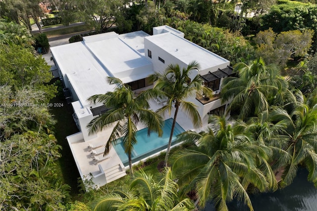 11150 Griffing Blvd, Biscayne Park, FL 33161 - aerial view of property and surrounding area with a pool area