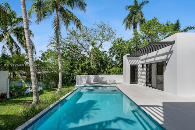11150 Griffing Blvd, Biscayne Park, FL 33161 - view of swimming pool with a patio