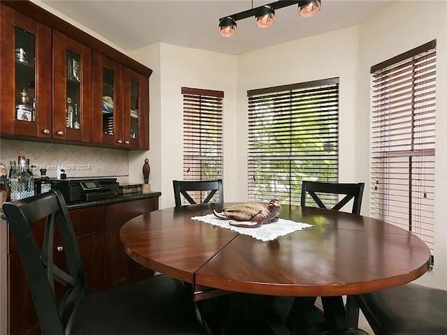 view of dining area