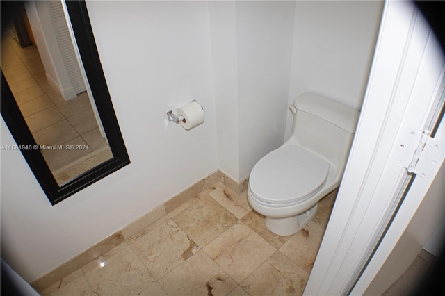 bathroom with toilet