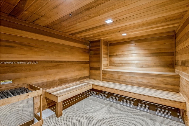 view of sauna / steam room