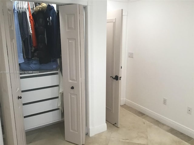 view of closet