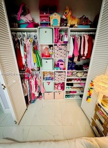 view of closet