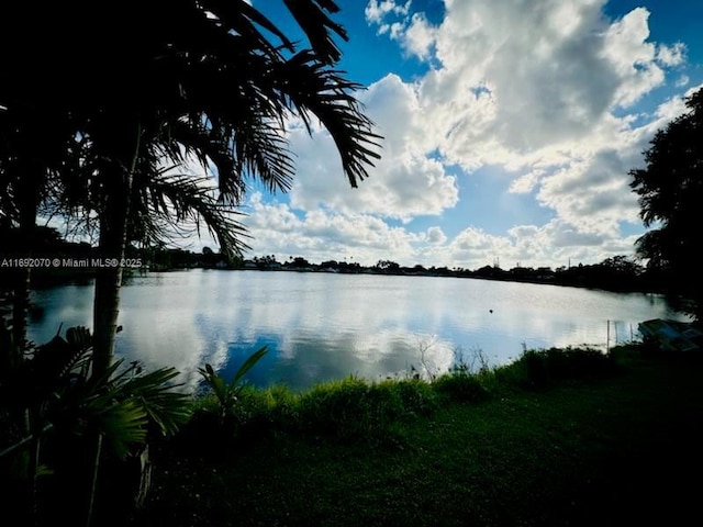 property view of water