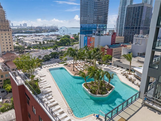 view of swimming pool