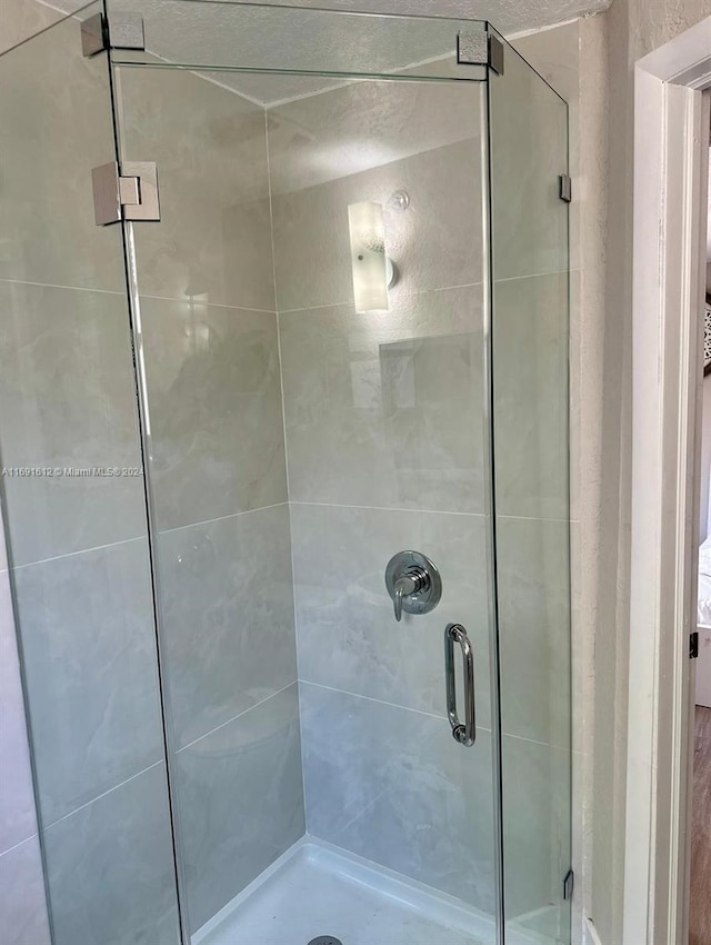 bathroom with walk in shower