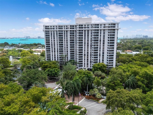 view of property featuring a water view