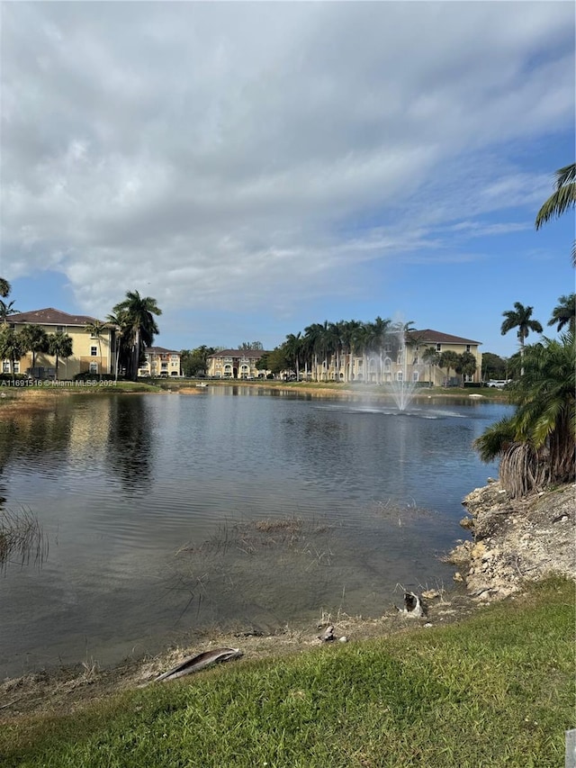 view of water feature