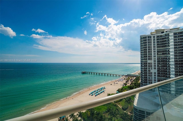 16901 Collins Ave Unit 1503, Sunny Isles Beach, FL 33160 - water view featuring local beach