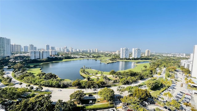 3731 N Country Club Dr Unit 1121, Aventura, FL 33180 - water view with skyline
