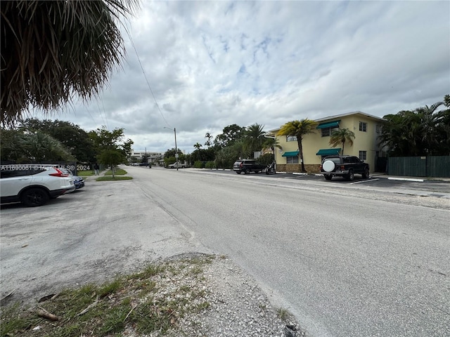 view of road