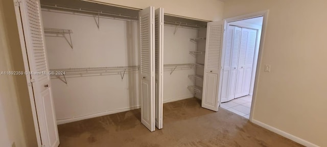 view of closet