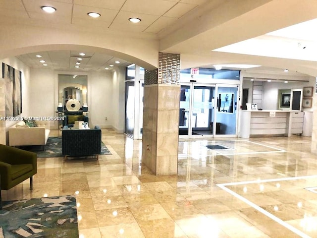 view of community lobby