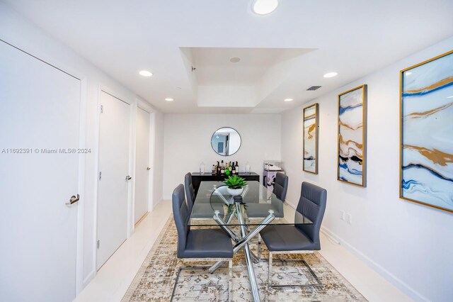 view of dining room