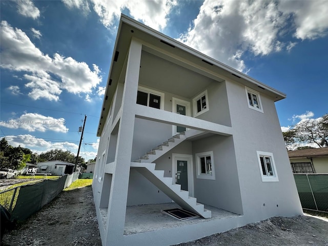 view of rear view of property