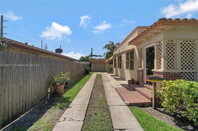 exterior space featuring a patio area